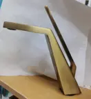 مكسر مغسلة بمقبض خلفي ADLS033-LJ,brushed gold