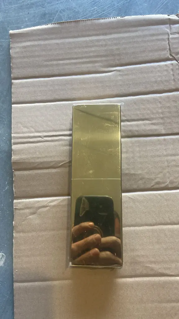 GLASS DOOR CLIP LOCK  قفل بمشبك للباب الزجاجي ذهبي