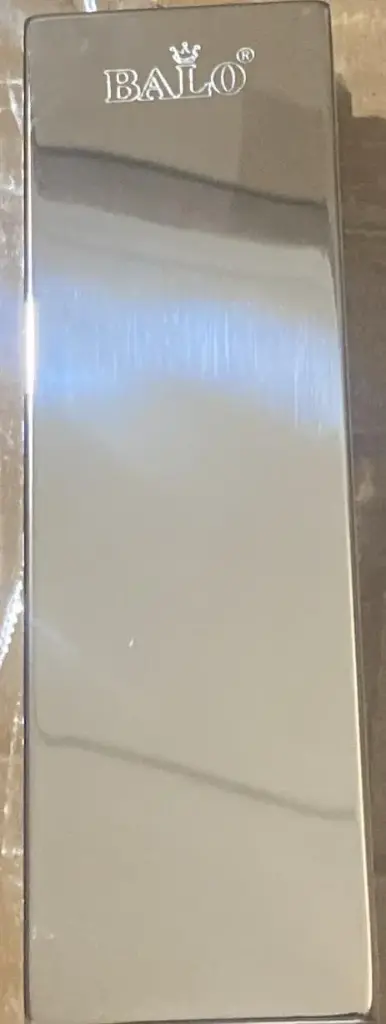 GLASS DOOR CLIP LOCK  قفل بمشبك للباب الزجاجي فضي