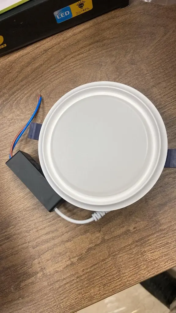 LED PANEL LIGHT  PLASTIC12W WH سبوت لايت