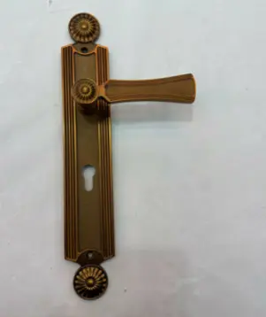 [550] مقبض باب كلاسك براس دائري برونز HANDLE ,MEGGO BRAND