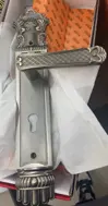 [551] مقبض باب كلاسك براس مثلث سلفر  HANDLE ,MEGGO BRAND