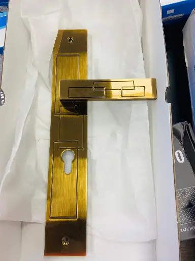 [556] مقبض باب كلاسك ذهبي BIG ZINC HANDLE ,MEGGO BRAND
