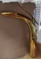 [996] مكسر مغسلة مقبض الريشة J,gold