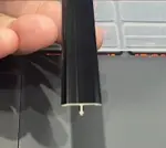 [738] زواية المنيوم بلون الاسود زواية المنيوم بلون الاسود T10 alloy aluminium，black，10mm*2.45m