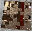 [332] 30*30cmمريا قابلة لتلزيق مزخرف برونز