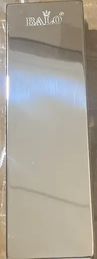 [663] GLASS DOOR CLIP LOCK  قفل بمشبك للباب الزجاجي فضي