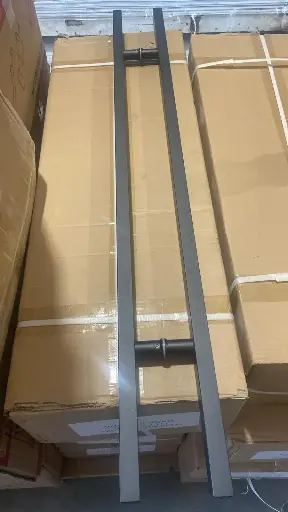 [645] GLASS DOOR HANDLE  مقبض باب زجاجي اسود