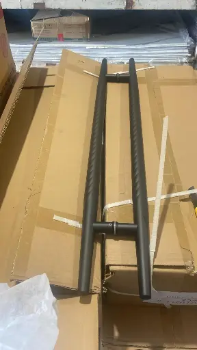 [631] GLASS DOOR HANDLE  مقبض باب زجاجي اسود