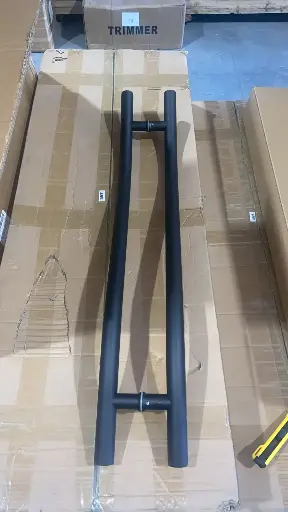 [616] GLASS DOOR HANDLE  مقبض باب زجاجي اسود