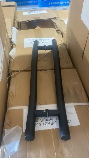 [611] GLASS DOOR HANDLE  مقبض باب زجاجي اسود