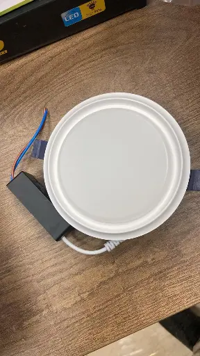 [491] LED PANEL LIGHT  PLASTIC12W WH سبوت لايت
