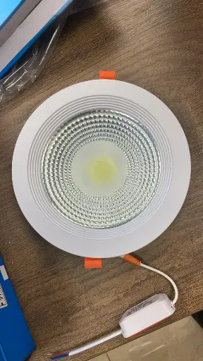 [505] سبوت لايت بلاستك LED PANEL LIGHT COB  PLASTIC10W WW+WH